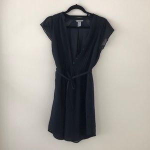 H&M dark blue dress